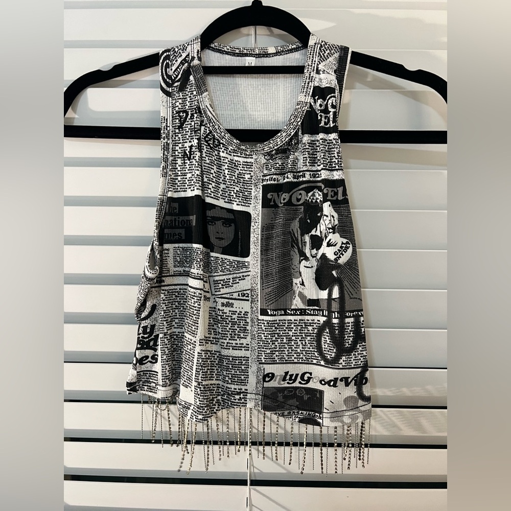 Newspaper tank top